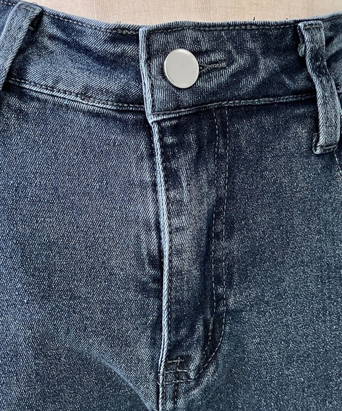 meJane（ミージェーン）の「ストレッチ スキニーパンツ（デニムパンツ・レディース・ブラック/インディゴブルー/スミクロ・S/M/L）」の15枚目の写真