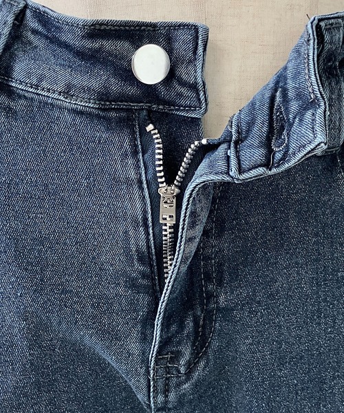 meJane（ミージェーン）の「ストレッチ スキニーパンツ（デニムパンツ・レディース・ブラック/インディゴブルー/スミクロ・S/M/L）」の16枚目の写真