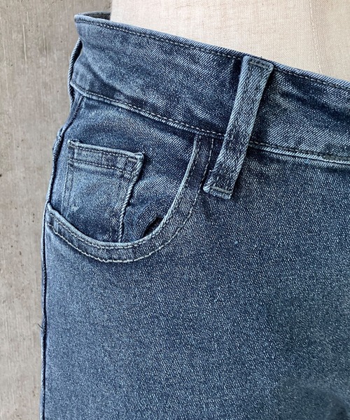 meJane（ミージェーン）の「ストレッチ スキニーパンツ（デニムパンツ・レディース・ブラック/インディゴブルー/スミクロ・S/M/L）」の17枚目の写真