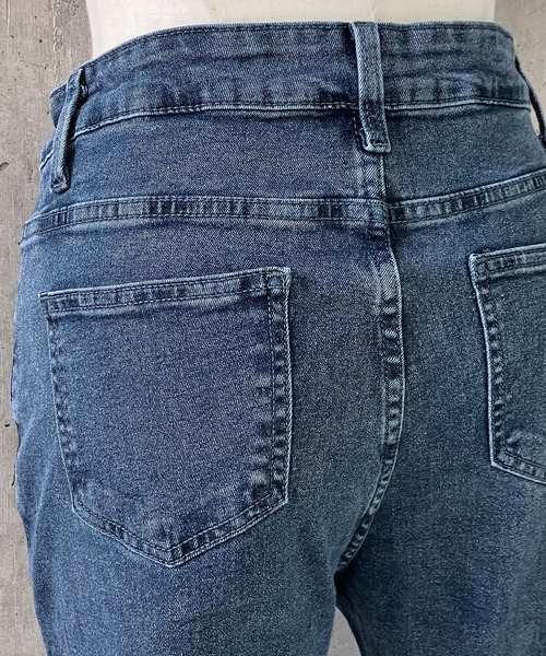 meJane（ミージェーン）の「ストレッチ スキニーパンツ（デニムパンツ・レディース・ブラック/インディゴブルー/スミクロ・S/M/L）」の19枚目の写真