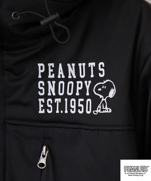 PEANUTS スヌーピー フード付き　スノーボードウェア　L 黒 ベスプ（VESP）（メンズ）スノーボード ボードウェア スウェット
