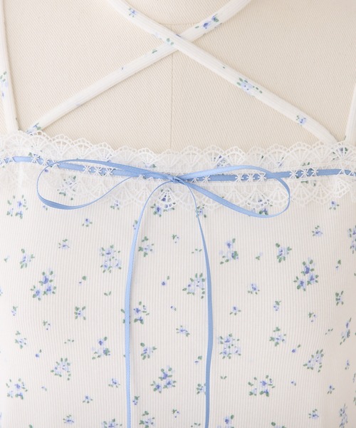 one after another NICE CLAUP（ワンアフターアナザーナイスクラップ）の「キャミ付きフリルカーディガン（アンサンブル・レディース・オフホワイト/ブラック/ピンク/ホワイト系その他・FREE）」の14枚目の写真