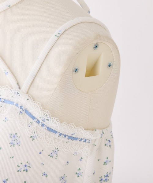 one after another NICE CLAUP（ワンアフターアナザーナイスクラップ）の「キャミ付きフリルカーディガン（アンサンブル・レディース・オフホワイト/ブラック/ピンク/ホワイト系その他・FREE）」の15枚目の写真