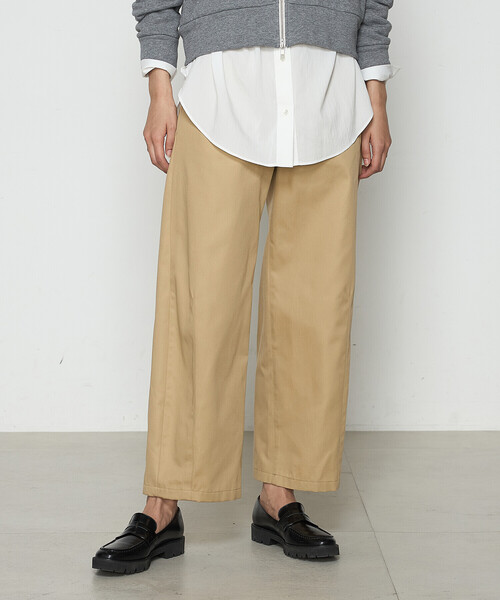 COMME CA(コムサ)の「ポリエステル/コットン20sツイル チノパンツ(チノパンツ・レディース・ベージュ/ライトグレー/キャメル・9号/11号)」の10枚目の写真
