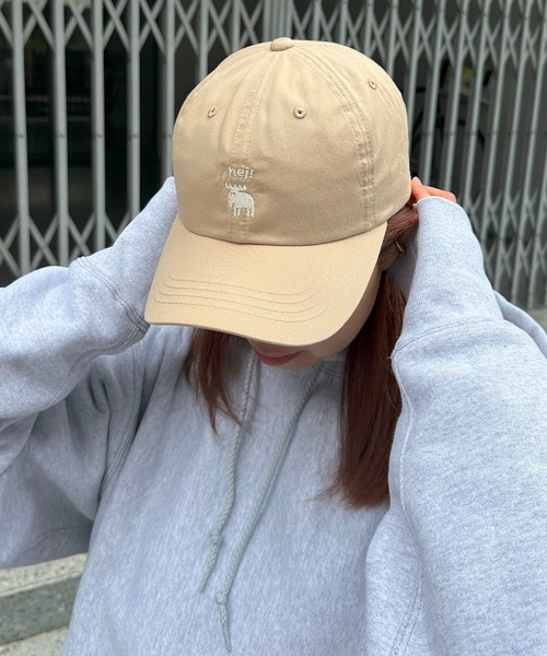 moz（モズ）の「moz / ツイルキャップ / 161-0024（キャップ・レディース・ピンク/ベージュ系その他/ネイビー/ベージュ/ブラック/チャコールグレー・FREE）」の4枚目の写真