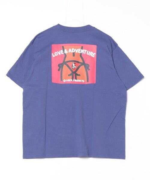 CHUMS(チャムス)の「【CHUMS】 かせきさいだぁ Hip T-Shirt カセキサイダァヒップティーシャツ(Tシャツ/カットソー・メンズ・ホワイト/ミント/パープル/ブラック・LARGE/MEDIUM/X-LARGE)」の5枚目の写真