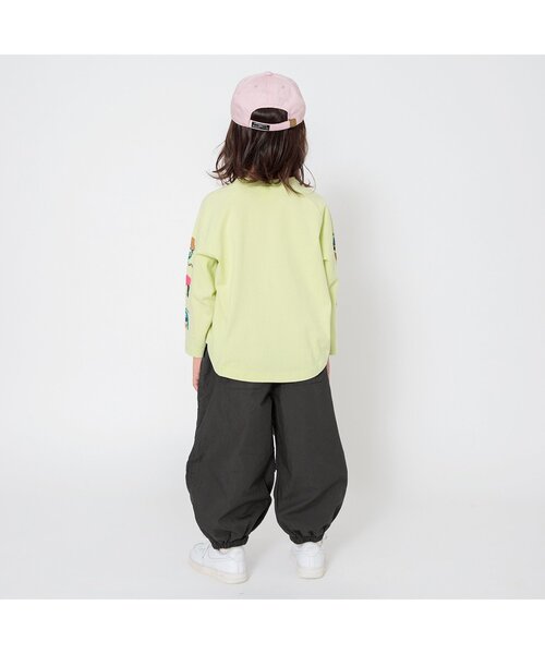 BREEZE（ブリーズ）の「【ジュニア対応】パラシュートパンツ（カーゴパンツ・キッズ・オレンジ/サックスブルー/ベージュ/チャコール/レインボー・110/100/90/140/130/80/120）」の7枚目の写真