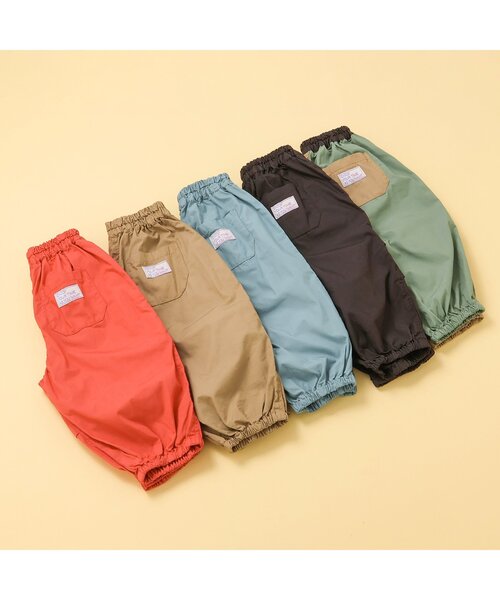 BREEZE（ブリーズ）の「【ジュニア対応】パラシュートパンツ（カーゴパンツ・キッズ・オレンジ/サックスブルー/ベージュ/チャコール/レインボー・110/100/90/140/130/80/120）」の13枚目の写真