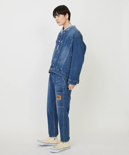 FRAPBOIS（フラボア）の「ムーブデニム ジャケット（デニムジャケット・レディース・ネイビー/ブルー・1/2）」の10枚目の写真