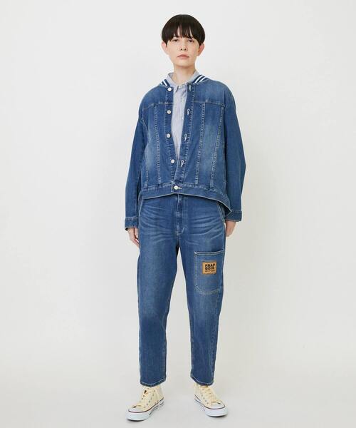 FRAPBOIS（フラボア）の「ムーブデニム ジャケット（デニムジャケット・レディース・ネイビー/ブルー・1/2）」の11枚目の写真