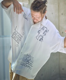 ADAM PATEK | mhs2320-mad embroidery short sleeve shirt ショートスリーブシャツ(シャツ/ブラウス)
