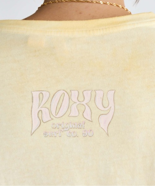 ROXY（ロキシー）の「SURFING HORIZONS /ロキシーオーバーサイズシルエット半袖Tシャツ（Tシャツ/カットソー・レディース・イエロー/ホワイト/ブラック・MEDIUM/LARGE/SMALL）」の5枚目の写真