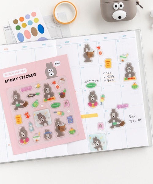 Brunch Brother（ブランチブラザー）の「ブランチブラザー エポキシステッカー（ステッカー/テープ・レディース・B/G/A/H/C/D/E/F・FREE）」の11枚目の写真
