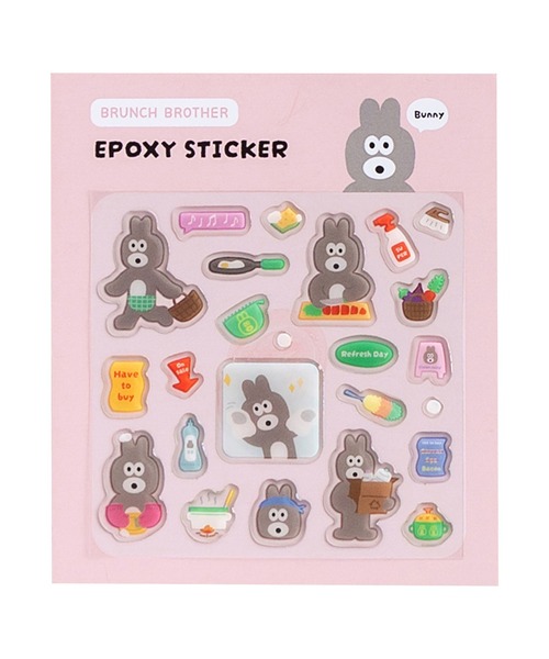 Brunch Brother(ブランチブラザー)の「ブランチブラザー エポキシステッカー シール(ステッカー/テープ・レディース・B/G/A/H/C/D/E/F・FREE)」の13枚目の写真