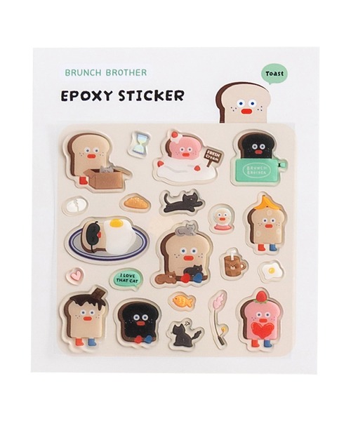 Brunch Brother(ブランチブラザー)の「ブランチブラザー エポキシステッカー シール(ステッカー/テープ・レディース・B/G/A/H/C/D/E/F・FREE)」の10枚目の写真