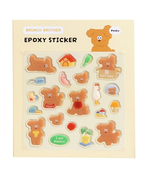Brunch Brother(ブランチブラザー)の「ブランチブラザー エポキシステッカー シール(ステッカー/テープ・レディース・B/G/A/H/C/D/E/F・FREE)」の14枚目の写真