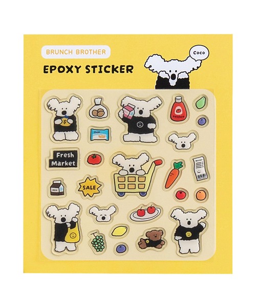 Brunch Brother(ブランチブラザー)の「ブランチブラザー エポキシステッカー シール(ステッカー/テープ・レディース・B/G/A/H/C/D/E/F・FREE)」の17枚目の写真