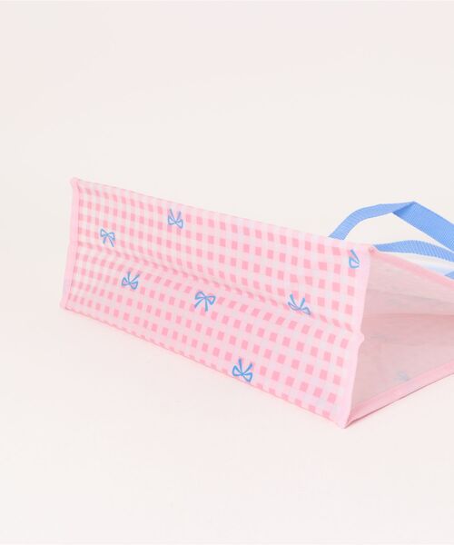 Kids Foret（キッズフォーレ）の「総柄プールバッグ（スイムグッズ・キッズ・ブラウン/ピンク/オレンジ/ラベンダー/エメラルド・FREE）」の7枚目の写真