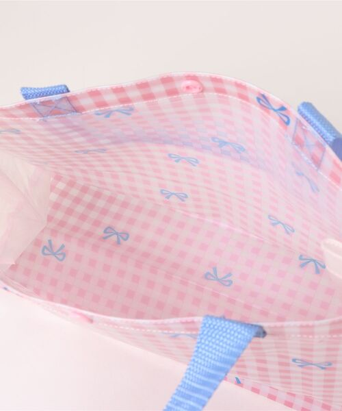 Kids Foret（キッズフォーレ）の「総柄プールバッグ（スイムグッズ・キッズ・ブラウン/ピンク/オレンジ/ラベンダー/エメラルド・FREE）」の8枚目の写真