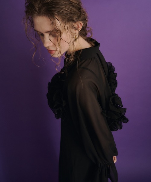 Frill shirt layered dress（ドレス）｜et.UNiVER（エトユニベール）の