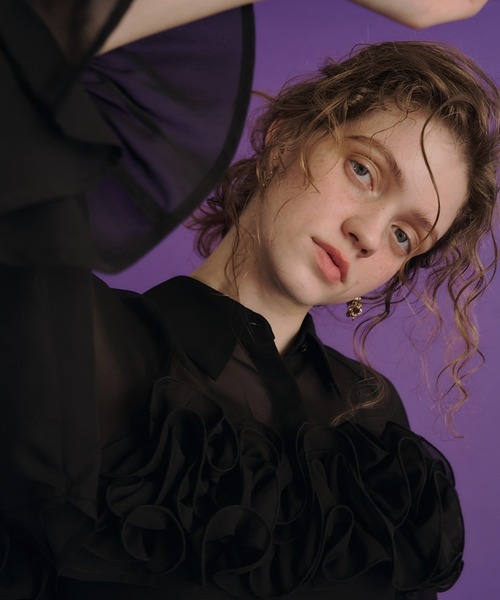 Frill shirt layered dress（ドレス）｜et.UNiVER（エトユニベール）の