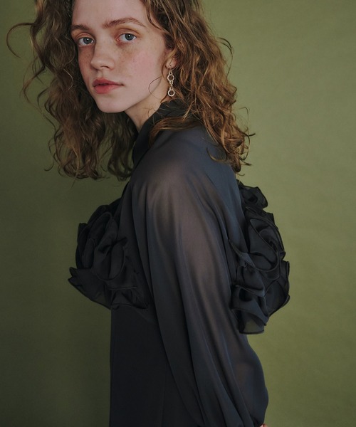Frill shirt layered dress（ドレス）｜et.UNiVER（エトユニベール）の