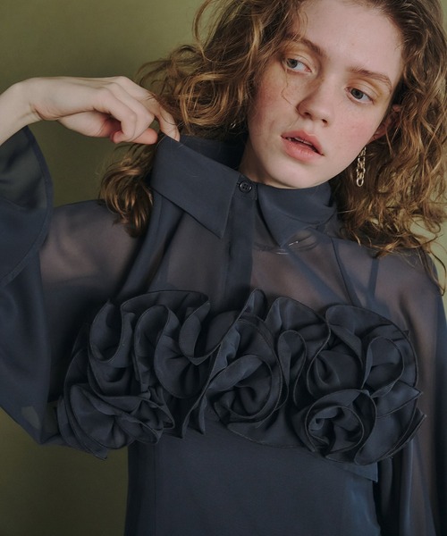 Frill shirt layered dress（ドレス）｜et.UNiVER（エトユニベール）の