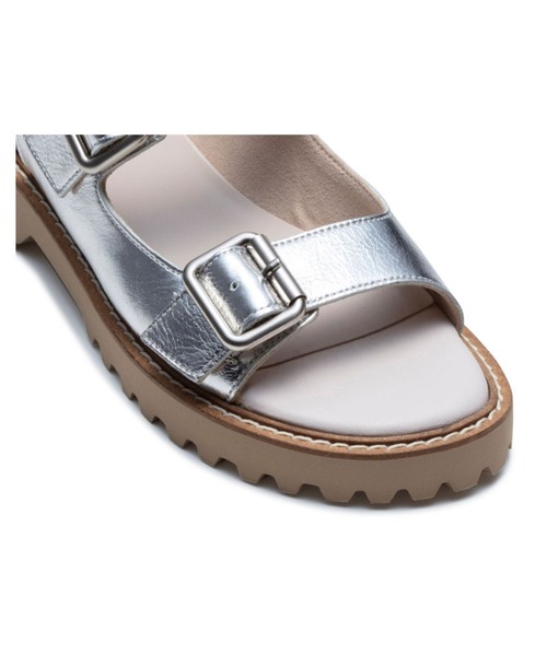 REGAL（リーガル）の「リーガル レディース F28R ダブルバックル サンダル（サンダル・レディース・シルバー・23/23.5/24/24.5/22.5）」の9枚目の写真