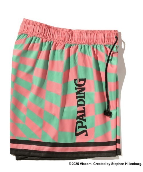 SPALDING（スポルディング）の「【SPALDING/スポルディング】布帛ショーツ スポンジ・ボブ チェッカーフラッグ/吸水速乾UVカットショートパンツ（その他パンツ・メンズ・ピンク/オレンジ/ブルー/ライトグリーン・MEDIUM/LARGE/SMALL/X-LARGE）」の11枚目の写真