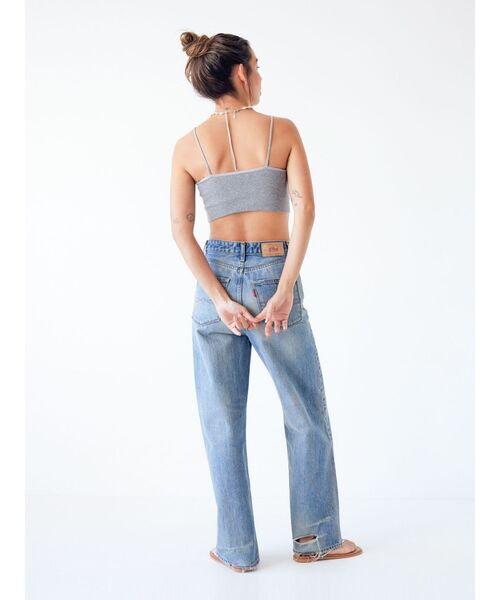 Ungrid（アングリッド）の「ダブルストラップブラトップ（キャミソール・レディース・ブラック/オフホワイト/グレー・FREE）」の8枚目の写真