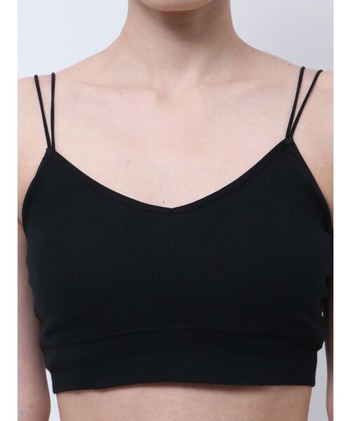 Ungrid（アングリッド）の「ダブルストラップブラトップ（キャミソール・レディース・ブラック/オフホワイト/グレー・FREE）」の20枚目の写真