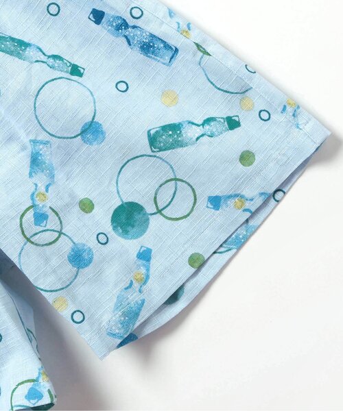 apres les cours(アプレレクール)の「【リンク】アプレのはんなりBOYS甚平(浴衣・キッズ・アイボリー/サックスブルー/ネイビー/ライトインディゴブルー/キナリ・80/130/120/110/100/90)」の19枚目の写真