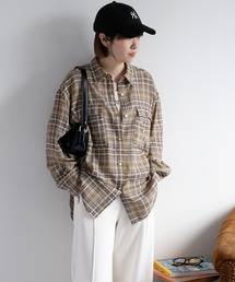 cepo（セポ）の「シアーチェックオーバーシャツ（シャツ/ブラウス）」