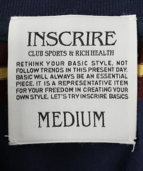 IENA（イエナ）の「INSCRIRE/アンスクリア Border Short Polo Shirt ポロシャツ I25SS-BC109（ポロシャツ・レディース・ネイビー・FREE）」の5枚目の写真