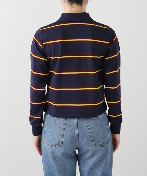 INSCRIRE(アンスクリア)のBorder Short Polo Shirt通販 | 集英社