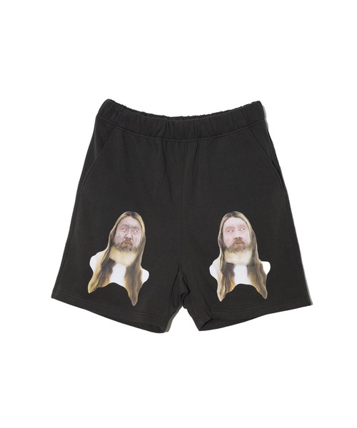 NISHIMOTO IS THE MOUTH(ニシモト イズ ザ マウス)の「SWEAT SHORTS | NISHIMOTO IS THE MOUTH(スウェットパンツ・メンズ・ホワイト/ブラック・MEDIUM/LARGE/X-LARGE)」の2枚目の写真