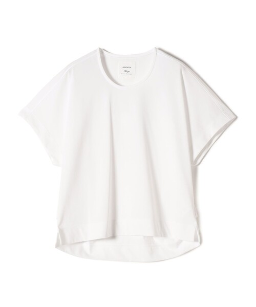 SHIPS(シップス)の「【SHIPS別注】assiette:〈手洗い可能〉プレミアム 天竺 Uネック TEE(Tシャツ/カットソー・レディース・ホワイト/ライトグリーン/ネイビー・ONE SIZE)」の15枚目の写真
