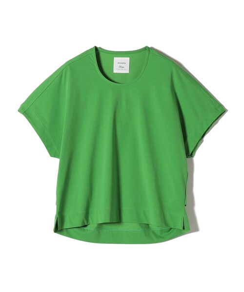 SHIPS(シップス)の「【SHIPS別注】assiette:〈手洗い可能〉プレミアム 天竺 Uネック TEE(Tシャツ/カットソー・レディース・ホワイト/ライトグリーン/ネイビー・ONE SIZE)」の17枚目の写真