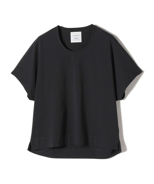 SHIPS(シップス)の「【SHIPS別注】assiette:〈手洗い可能〉プレミアム 天竺 Uネック TEE(Tシャツ/カットソー・レディース・ホワイト/ライトグリーン/ネイビー・ONE SIZE)」の19枚目の写真