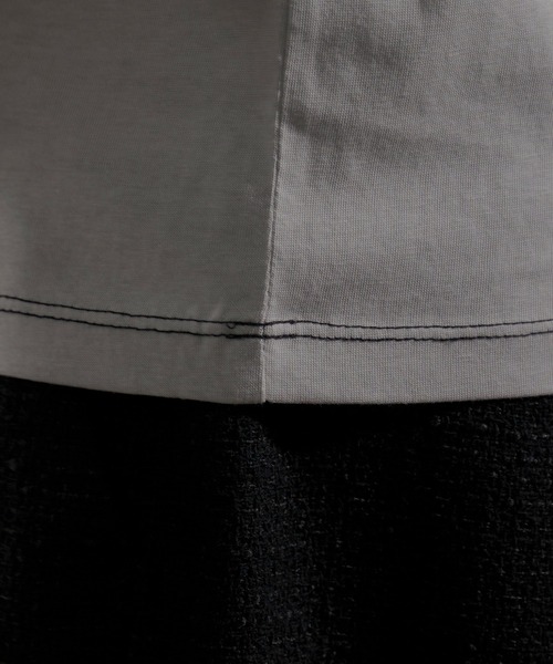 LUCY（ルーシー）の「LUCY/スリムフィットシアーロンT（Tシャツ/カットソー・メンズ・グレー系その他・LARGE/MEDIUM）」の6枚目の写真