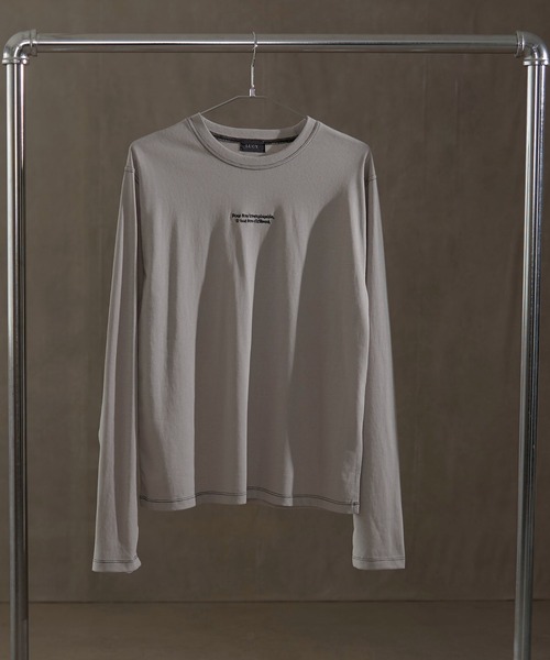 LUCY（ルーシー）の「LUCY/スリムフィットシアーロンT（Tシャツ/カットソー・メンズ・グレー系その他・LARGE/MEDIUM）」の16枚目の写真