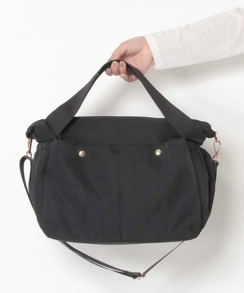 美品　timback2 ショルダーバッグ　2way 黒　ナイロン 再入荷 2WAY ショルダーバック 黒 ブラック ハンドバック