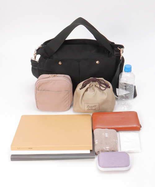 ikka（イッカ）の「撥水ナイロン2WAYショルダーバッグ（ショルダーバッグ・レディース・ブラック/ライム・FREE）」の17枚目の写真