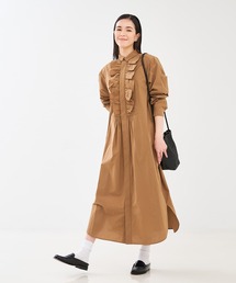 collex | フロトフリルシャツワンピース(シャツワンピース)