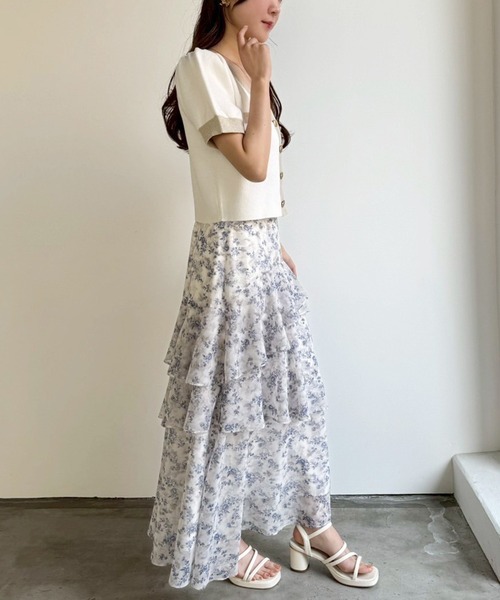 one after another NICE CLAUP(ワンアフターアナザーナイスクラップ)の「セット対応/配色ニットカーディガン(ニット/セーター・レディース・ピンク/ネイビー/サックスブルー/アイボリー・FREE)」の19枚目の写真