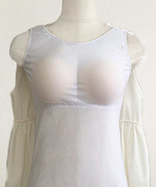 TeddyShop（テディショップ）の「【紫外線カット率99%以上/接触・急速冷感/体型カバー】レディース水着 長袖ラッシュガードティアードトップス+スリットレギンス+ショーツ 3点セット [大きいサイズ有]（水着・レディース・キャメル/カーキ/チャコールグレー/ホワイト・L/M/LL/3L/S）」の11枚目の写真