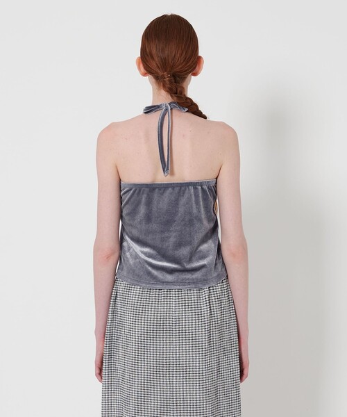 ＜Steven Alan＞ベロア ホルターネック Tシャツ 8200025Y0033_l1_a017.jpg