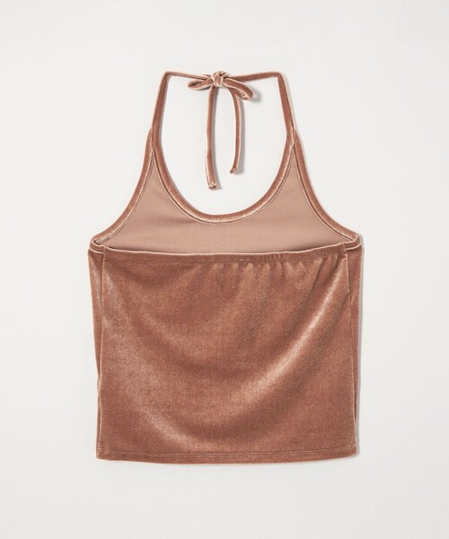 Steven Alan（スティーブンアラン）の「＜Steven Alan＞ベロア ホルターネック Tシャツ（その他トップス・レディース・ライトピンク/オフホワイト/コバルトブルー・FREE）」の12枚目の写真