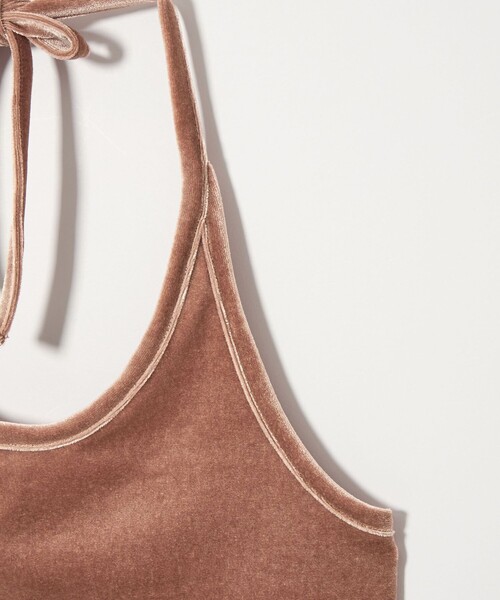 Steven Alan（スティーブンアラン）の「＜Steven Alan＞ベロア ホルターネック Tシャツ（その他トップス・レディース・ライトピンク/オフホワイト/コバルトブルー・FREE）」の14枚目の写真