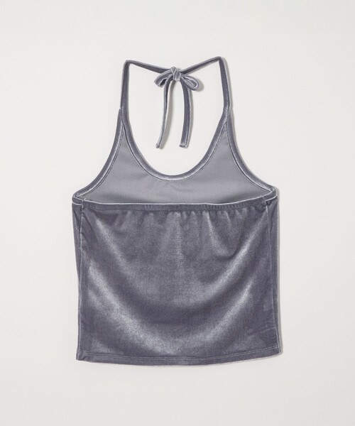 ＜Steven Alan＞ベロア ホルターネック Tシャツ STEVEN ALAN 「Steven Alan」ベロア ホルターネック Tシャツ